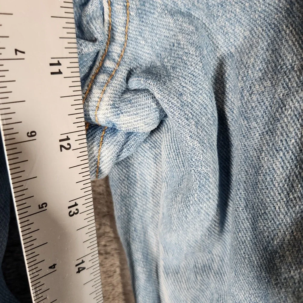 Vintage Eddie Bauer Jeans Men's 37X31 (Tag‎ 38X30) Tapered Leg Blue Denim Pants